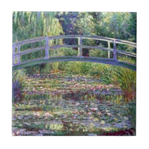 Der Wasserlily-Teich von Claude Monet Fliese