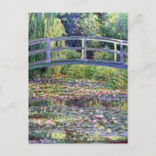 Der Wasserlily-Teich von Claude Monet Postkarte