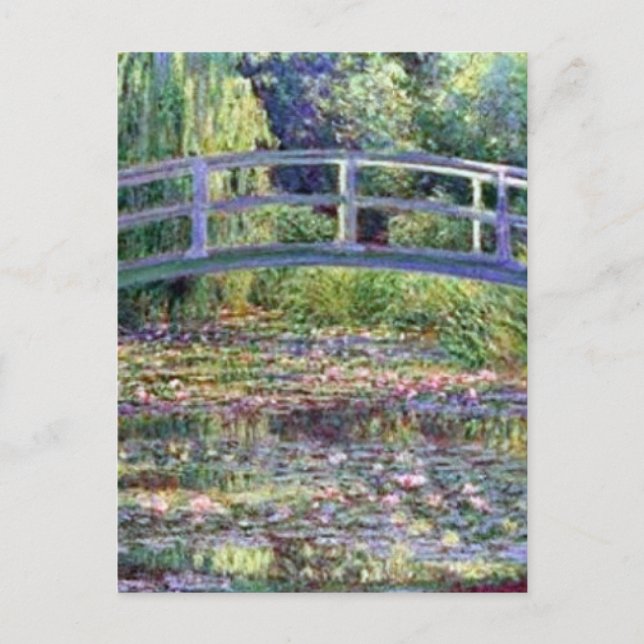 Der Wasserlily-Teich von Claude Monet Postkarte (Vorderseite)