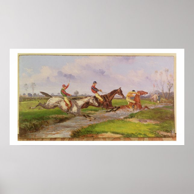 Der Wasserspringer: Die Herbststeeplechase in Ball Poster (Vorne)