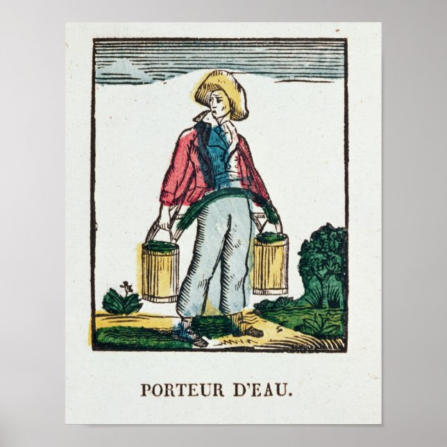 Der Wasserträger Poster (Vorne)