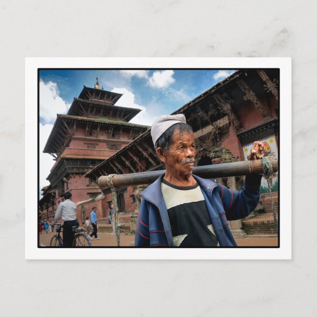 Der Wasserträger. Postkarte (Vorderseite)