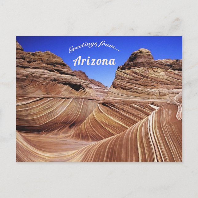 Der Wave Coconino Landkreis Arizona Postkarte (Vorderseite)