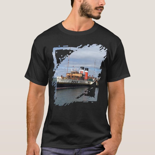 Der Waverley Paddle Steamer. Historisches Schiff T-Shirt (Vorderseite)