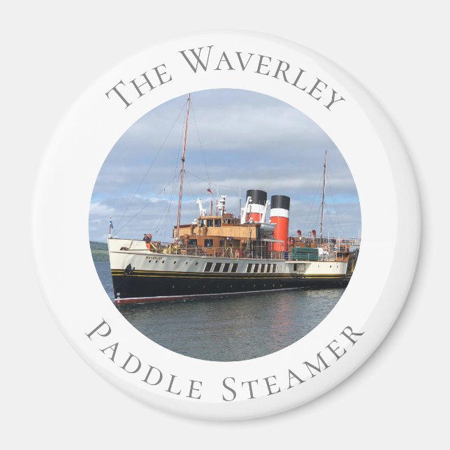 Der Waverley Paddle Steamer Magnet (Vorne)