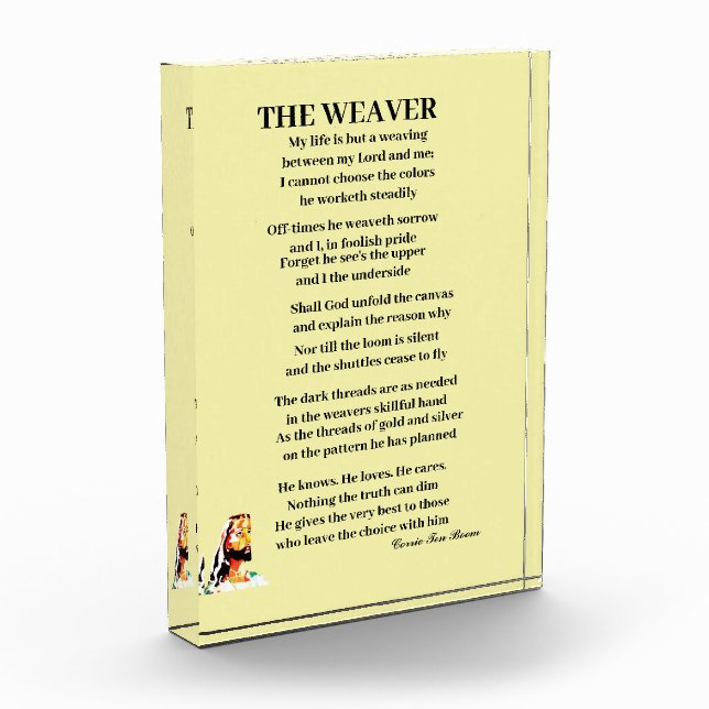 DER WEAVER POEM FOTOBLOCK (Links)