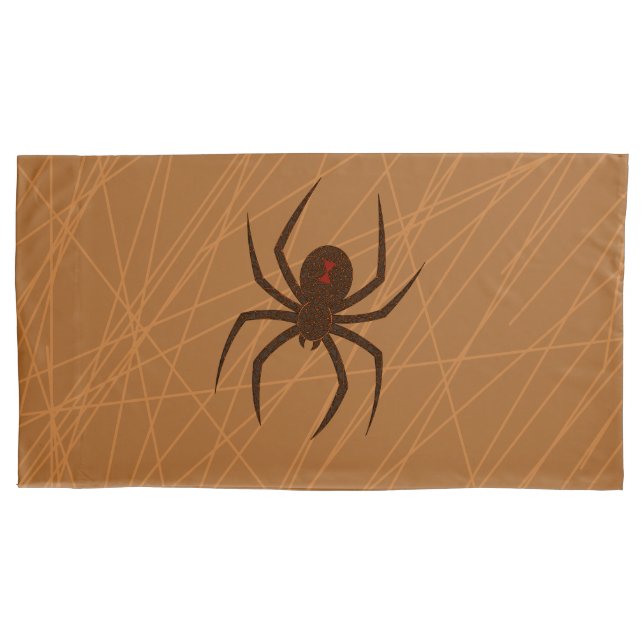 Der Webpillowcase der Spinne Kissenbezug (Vorderseite)
