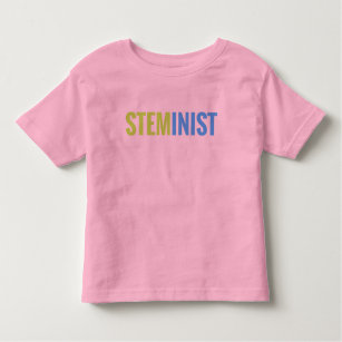 Der Wecker-T-Shirt STEMinist Mädchen Kleinkind T-shirt