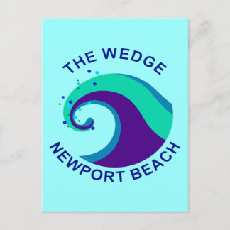 Der Wedge, Newport Beach Postkarte