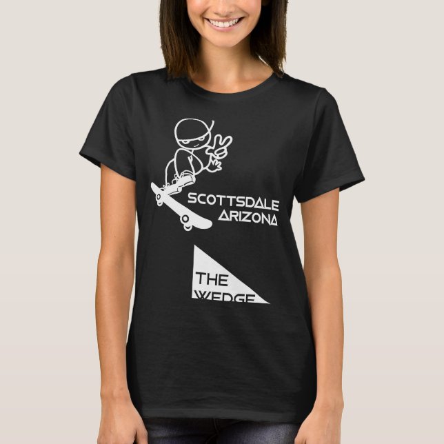 Der Wedge Scottsdale AZ-Skater T-Shirt (Vorderseite)
