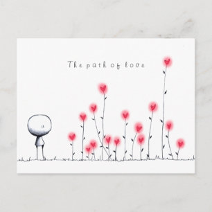 Der Weg der Liebe Postkarte