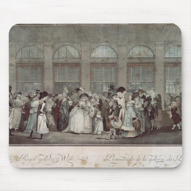Der Weg der Palais Royal-Galerie, 1787 Mousepad (Vorne)