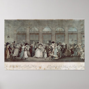 Der Weg der Palais Royal-Galerie, 1787 Poster