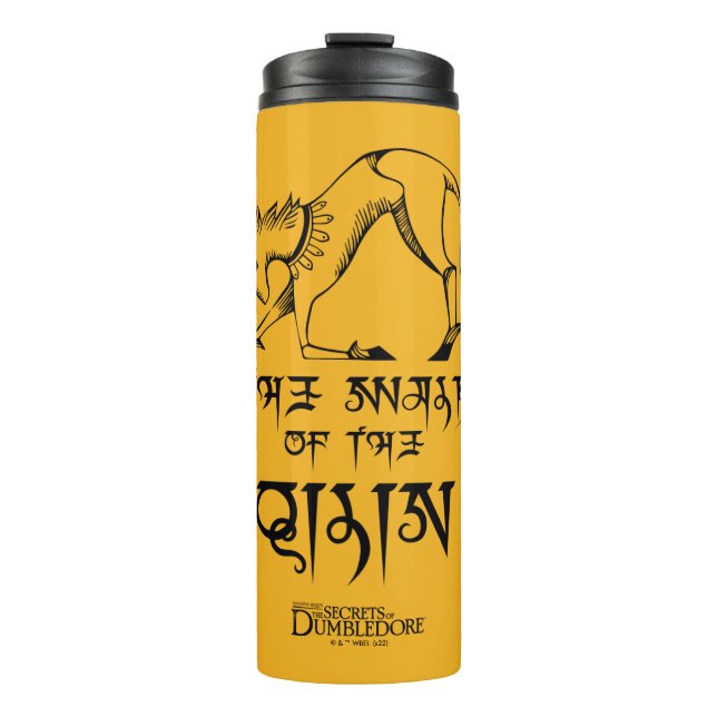 Der Weg der Qilin-Linie Grafik Thermosbecher (Vorderseite)