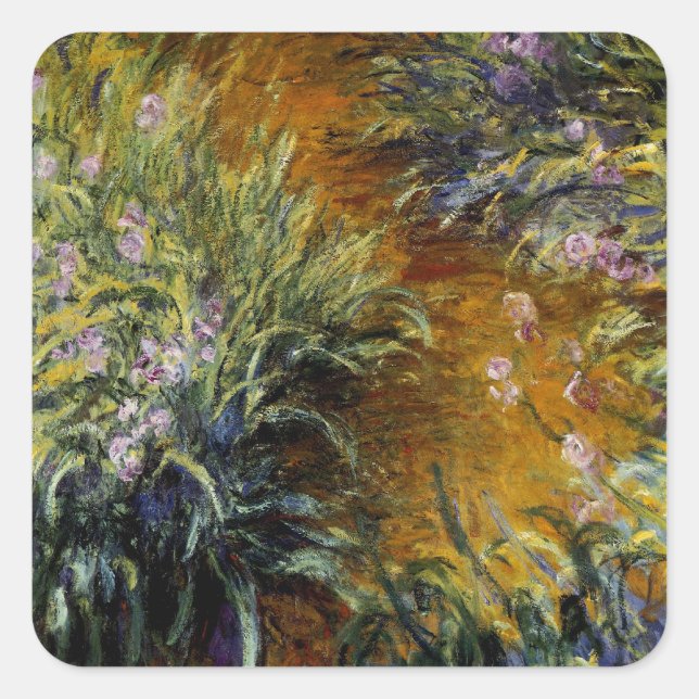 Der Weg durch die Iren Quadratischer Aufkleber (Vorderseite)