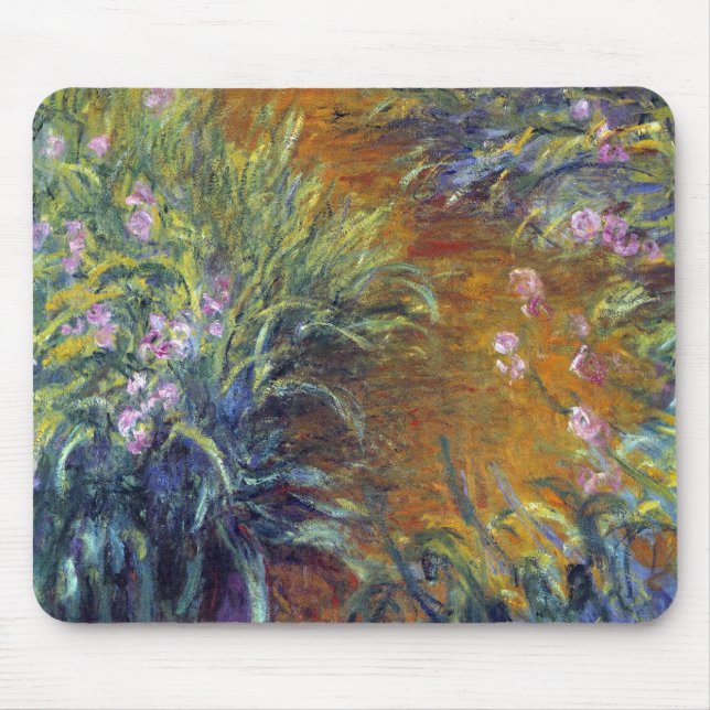 Der Weg durch die Iren von Claude Monet Mousepad (Vorne)