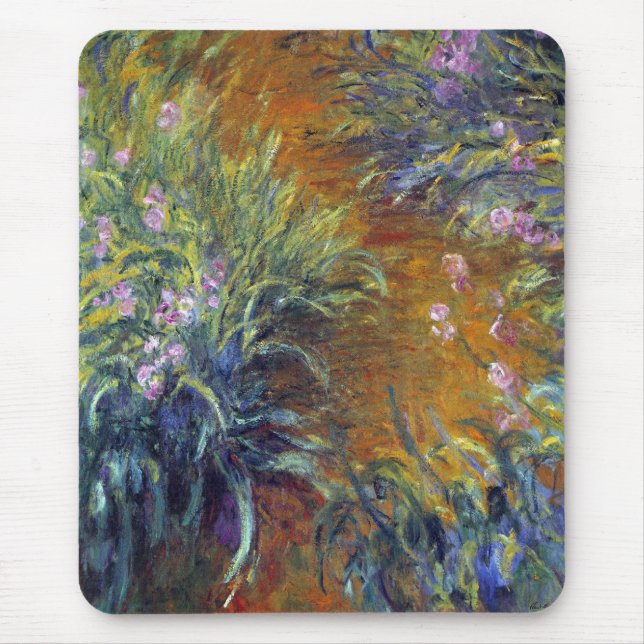 Der Weg durch die Iren von Claude Monet Mousepad (Vorne)