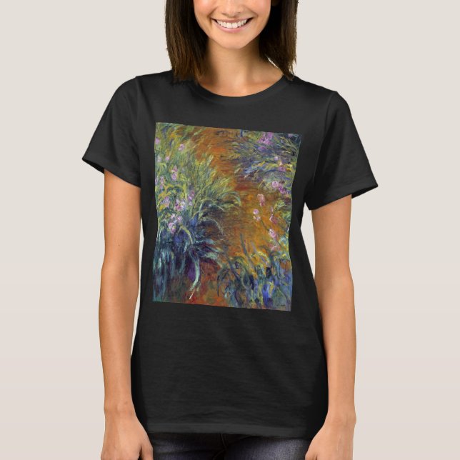 Der Weg durch die Iren von Claude Monet T-Shirt (Vorderseite)