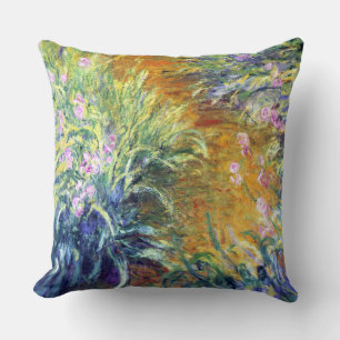 Der Weg durch die Iris-Claude Monet-schöne Kunst Kissen