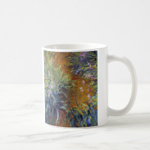 Der Weg durch die Schwertlilien von Claude Monet Tasse