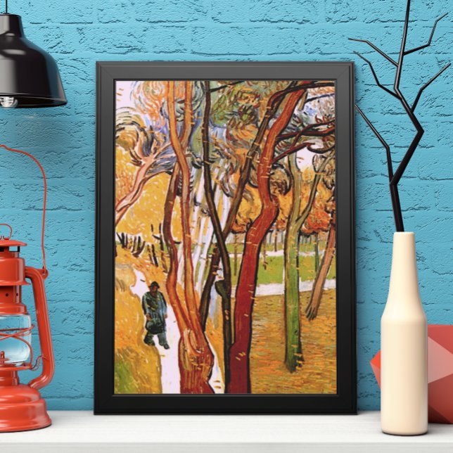 Der Weg: Fallende Blätter von Vincent van Gogh Poster (Von Creator hochgeladen)