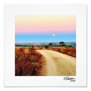Der Weg. Fotodruck