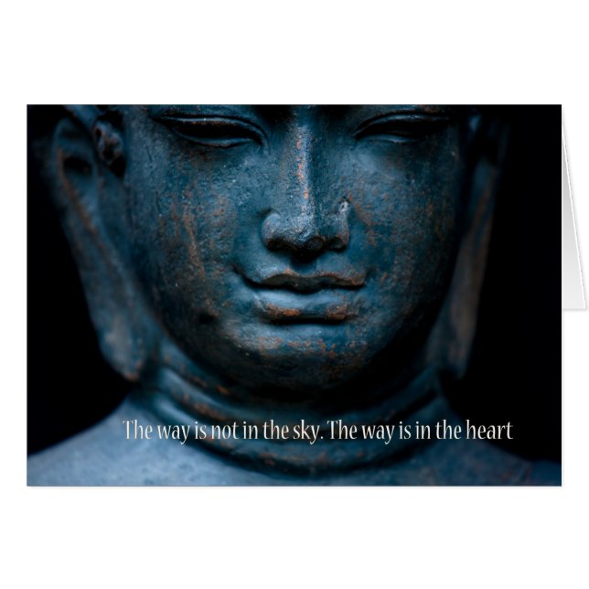 Der Weg ist nicht am Himmel, der Weg ist im Herzen (Vorderseite (Horizontal))