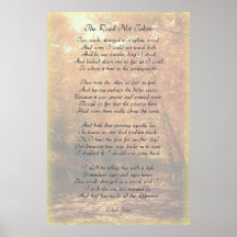 Der Weg ist nicht eingeschlagen - Robert Frost