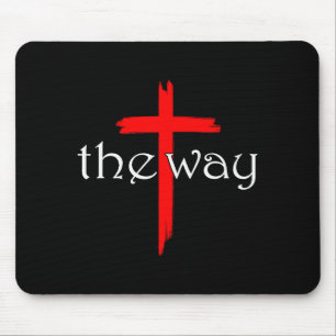 Der Weg Jesus Kreuz inspirierte Bibel Christliche  Mousepad