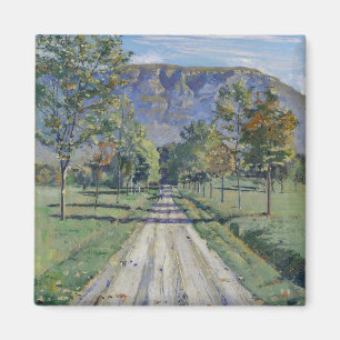 Der Weg nach Evordes (von Ferdinand Hodler) Magnet
