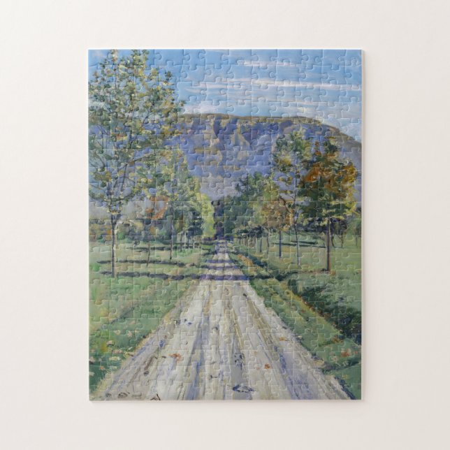 Der Weg nach Evordes (von Ferdinand Hodler) Puzzle (Vertikal)
