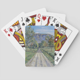 Der Weg nach Evordes (von Ferdinand Hodler) Spielkarten