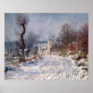 Der Weg nach Giverny, Winter 1885 Poster