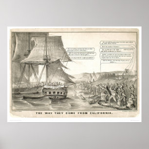 Der Weg nach Kalifornien (0476A) Poster