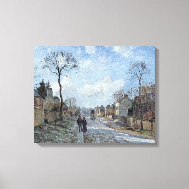 Der Weg nach Louveciennes, 1872 Leinwanddruck (Vorderseite)