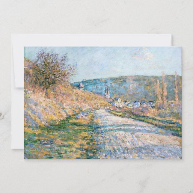 Der Weg nach Vétheuil | Claude Monet (Vorderseite)