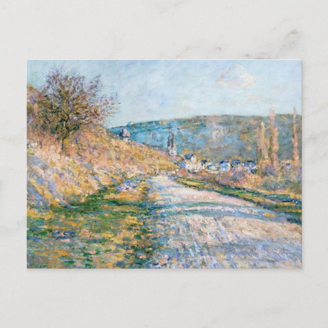 Der Weg nach Vétheuil | Claude Monet Postkarte (Vorderseite)