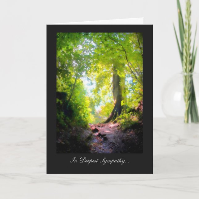 Der Weg scheint am steilsten.... Im tiefsten Beile Karte (Vorderseite)