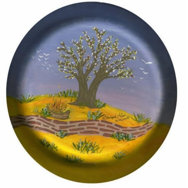 Der Weg und die Reise Freistehende Fotoskulptur (Vorne)