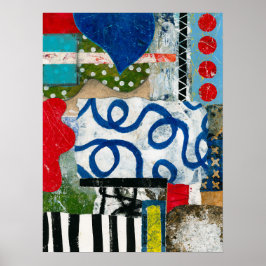 Der Weg vor der Postermauer Poster