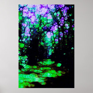 Der Weg wird durch das Licht des Mondes offenbart Poster