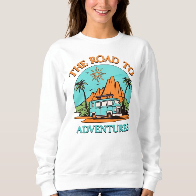 Der Weg zu Abenteuern Sweatshirt (Vorderseite)