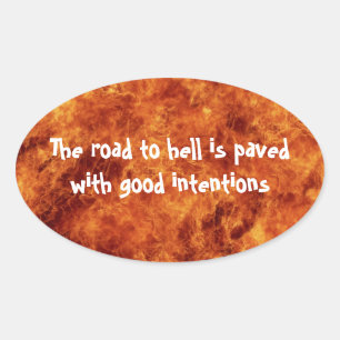 Der Weg zu den Oval Stickers