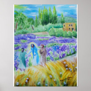 Der Weg zu Emmaus Acrylplakat Poster