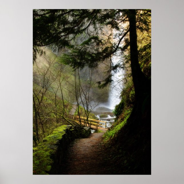 Der Weg zu Latourell Falls Poster (Vorne)