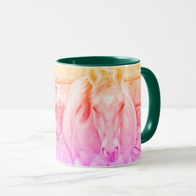 Der Weg zu meinem Herzen (Regenbogen) Tasse (VorderseiteRechts)
