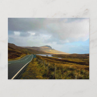 Der Weg zum alten Mann der Stadt Postkarte