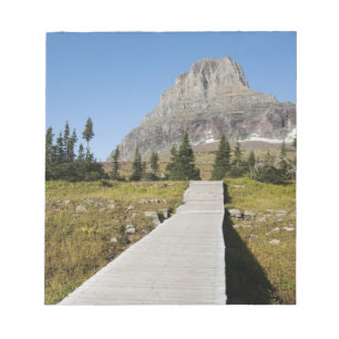 Der Weg zum Ausblick auf den Hidden Lake Notizblock