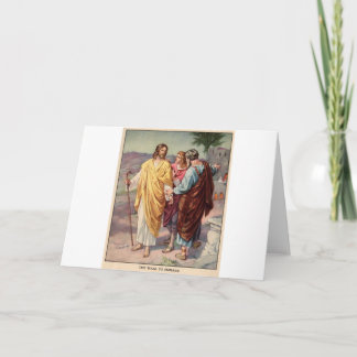 Der Weg zum emmaus Karte