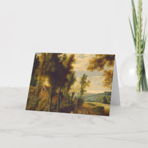 Der Weg zum Emmaus mit Christus Karte